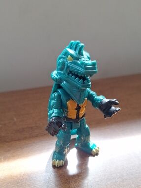 Imaginext Series 6 Blind Bag Teal Reptile Armor Mech Dino Godzilla Play Toy